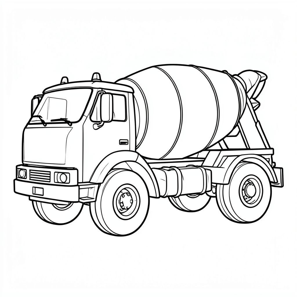 cement mixer truck
