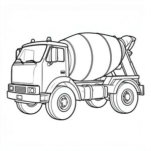 cement mixer truck