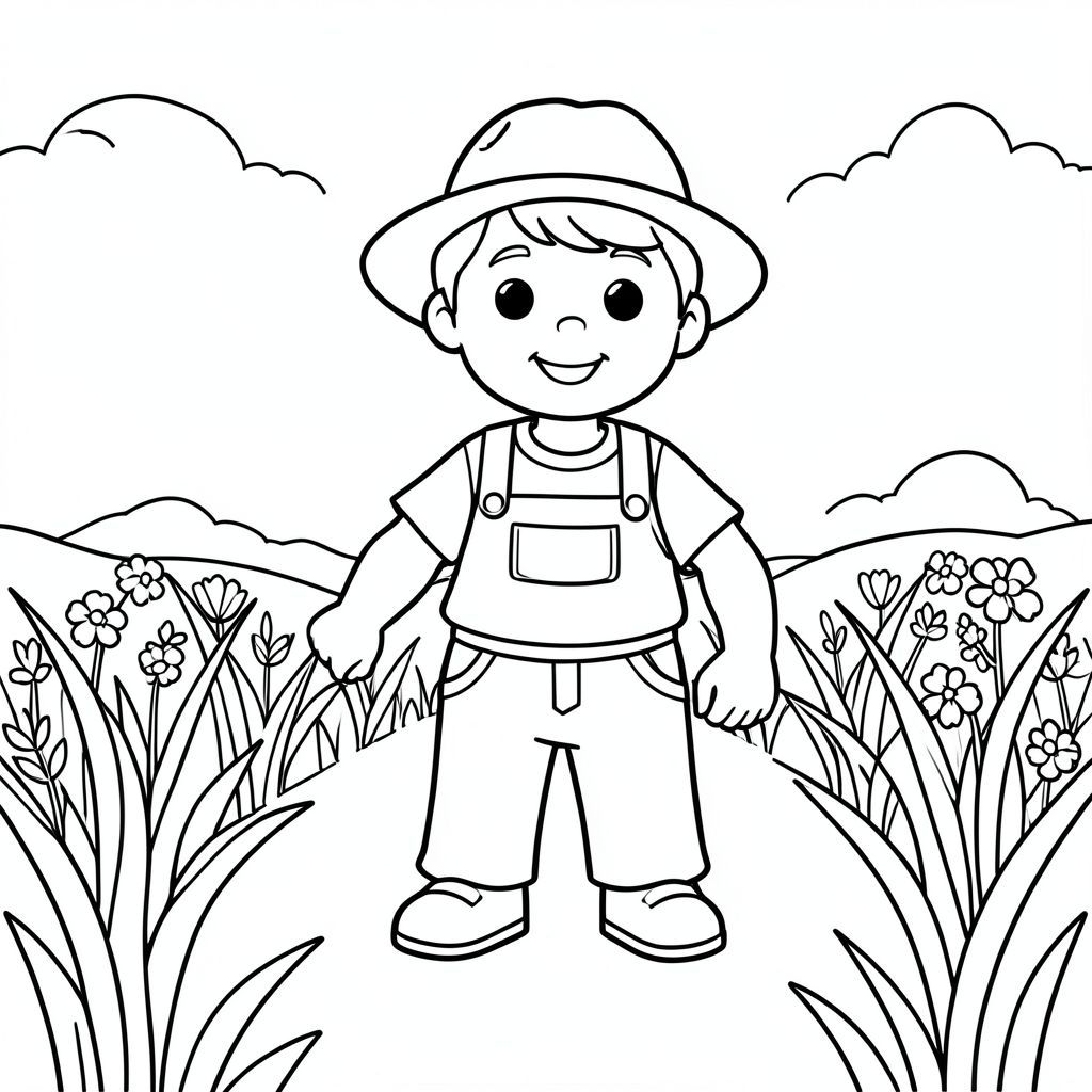 farmer in field