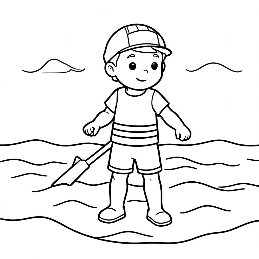 lifeguard in sea