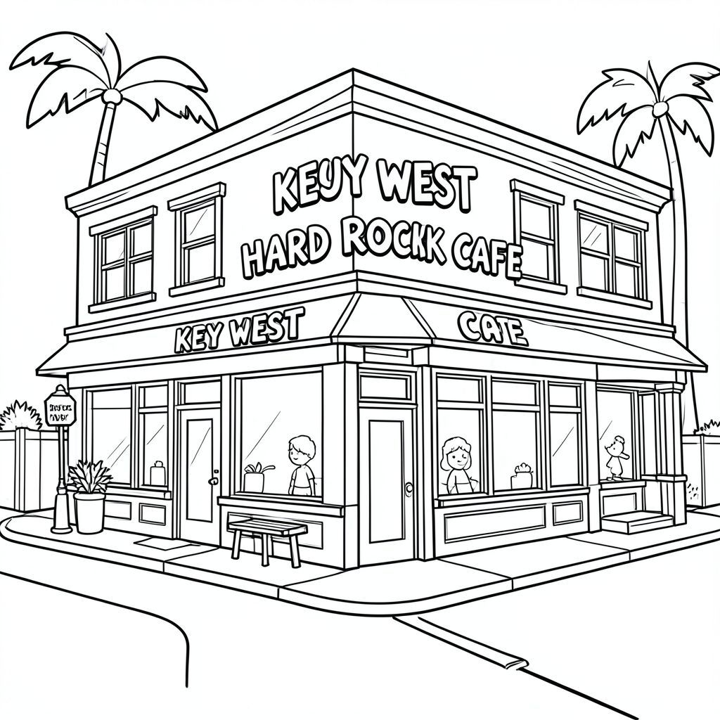 Key west hard rock cafe street view

