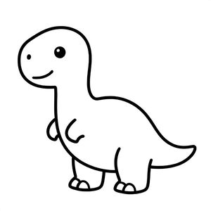 Friendly dinosaur