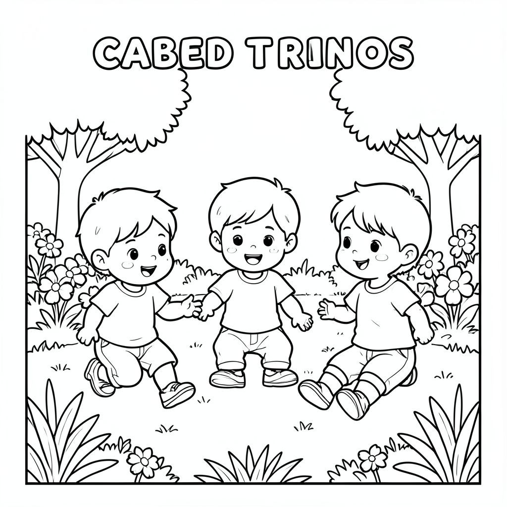 front cover page mainly showing three kids playing in the garden 