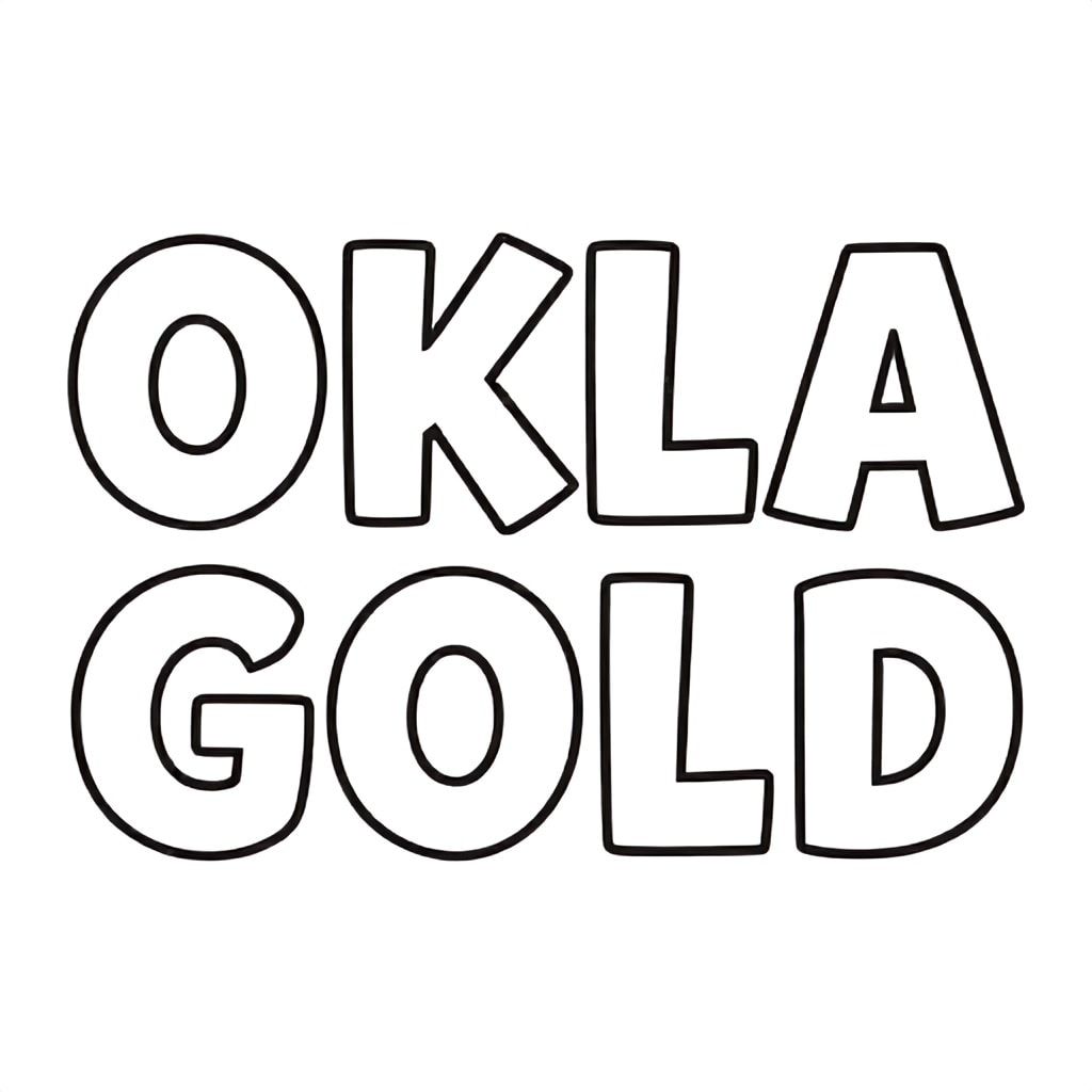 written OKLAGOLD
