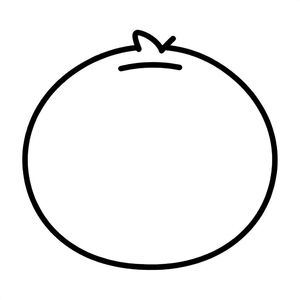 Realistic Minimalist Kiwi for kids aged 3 to 6 years, thick black outlines, simple large shapes, plain white background, easy to color, no text, centered, kid-friendly illustration