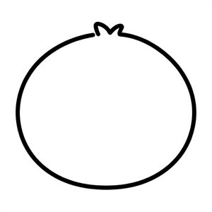 Simple Minimalist kiwi for kids aged 3 to 6 years, thick black outlines, large simple shapes, plain white background, centered on the page, easy to color, no text, no shading, kid-friendly illustration