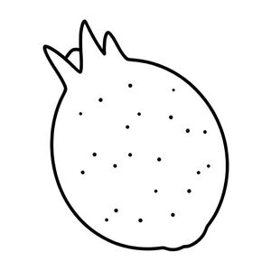 Realistic Minimalist Dragon Fruit for kids aged 3 to 6 years, thick black outlines, simple large shapes, plain white background, easy to color, no text, centered, kid-friendly illustration