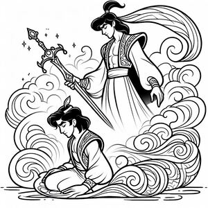 Aladdin and the sword