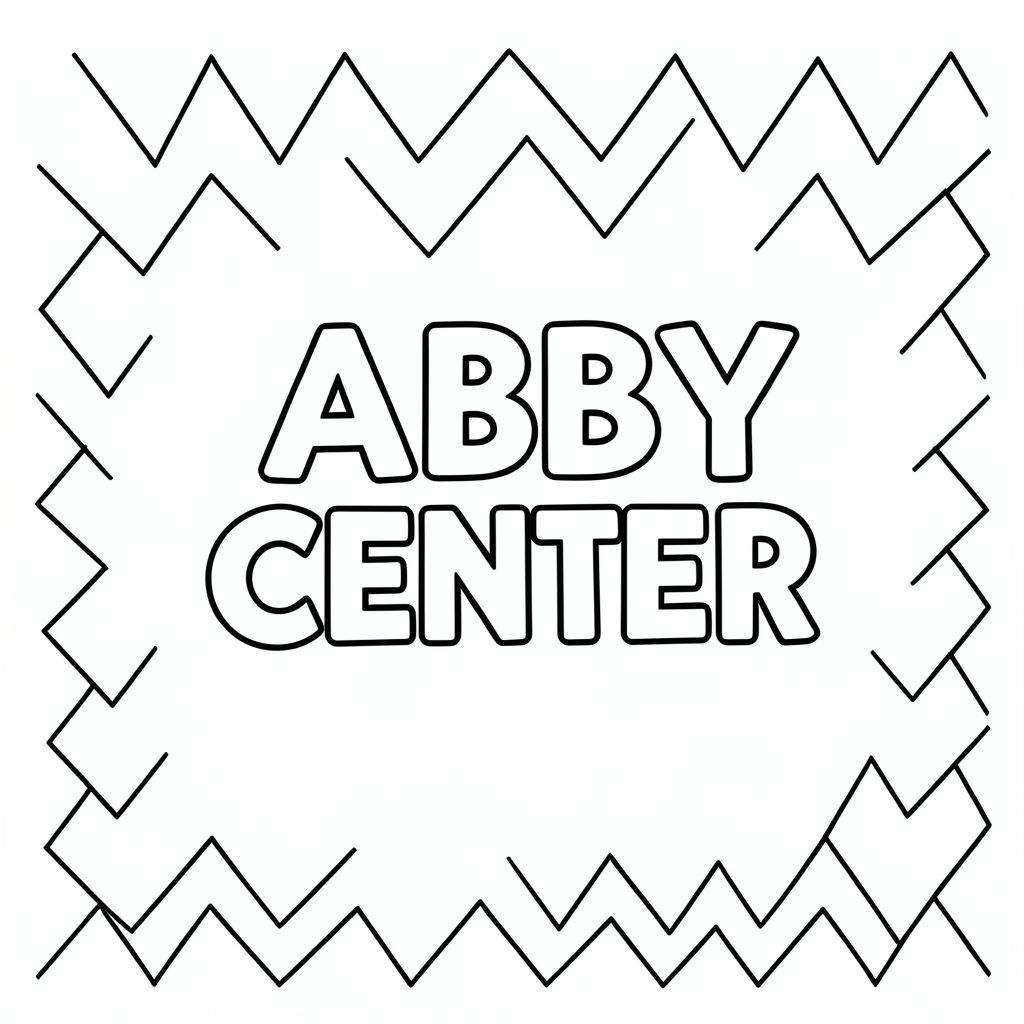 ABBY CENTERED WITH ZIG ZAG BACKGROUND
