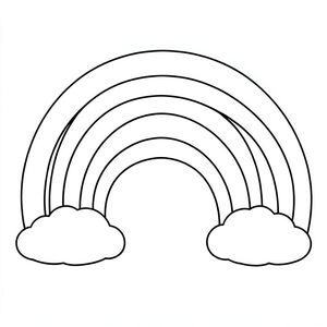 ZOEY ABBY WITH RAINBOW