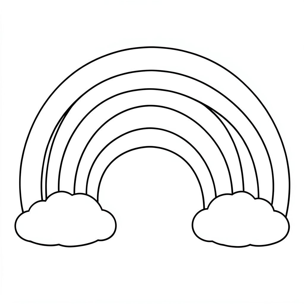 ZOEY ABBY WITH RAINBOW