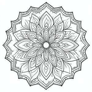 SUPER attractive mandala design