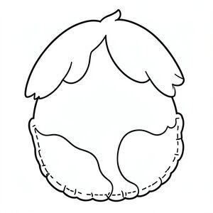 “cute stitch line art, simple, bold outline, coloring page”