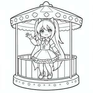 Hatsune Miku vẫy tay từ băng chuyền hay thay đổi