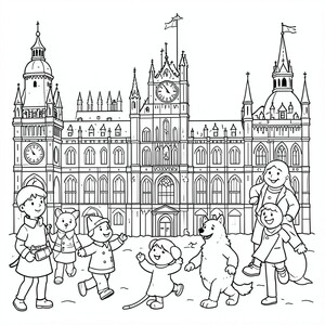 Địa điểm ở London với các ký tự bị đóng băng