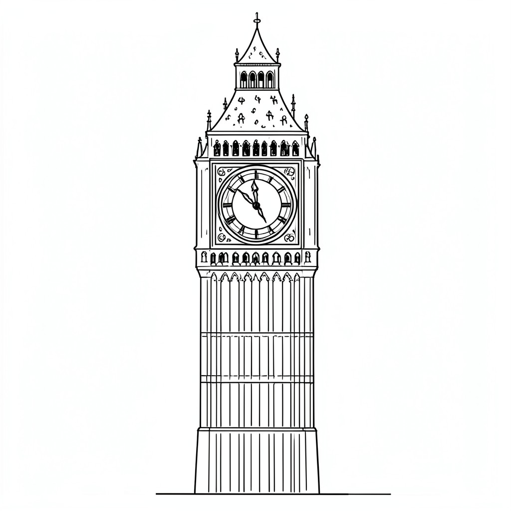 Đồng hồ Big Ben với các nàng công chúa 