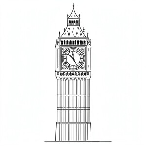 Đồng hồ Big Ben với các nàng công chúa 