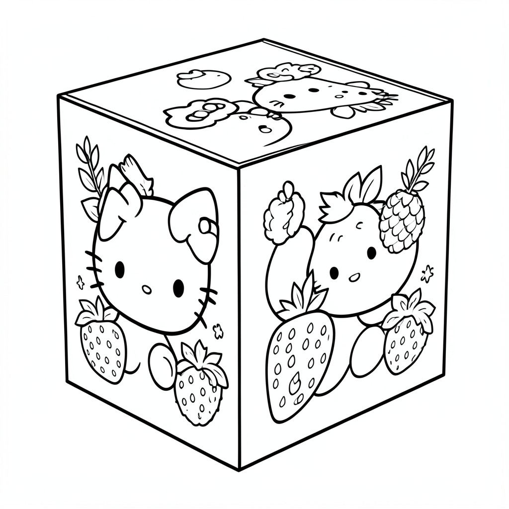 Make Me a Fruit-Themed Hello Kitty Shaped Blind Box
