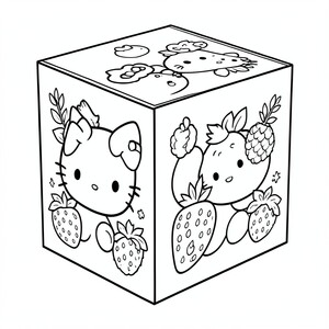 Make Me a Fruit-Themed Hello Kitty Shaped Blind Box
