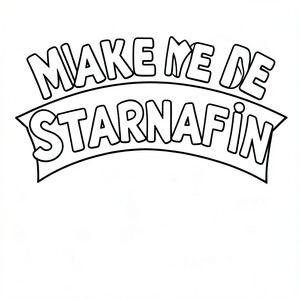 Make me a sports banner - team Starnafin A4