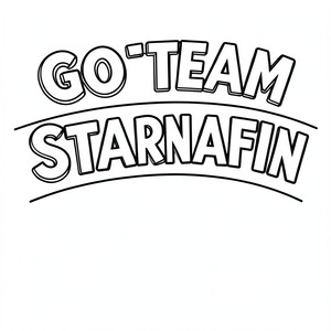 Go team Starnafin - sports banner