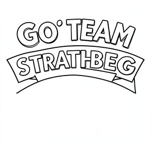 Go team Strathbeg - sports banner