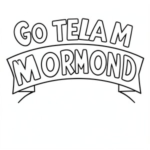 Go team Mormond- sports banner