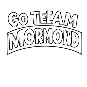 Go team Mormond - sports banner