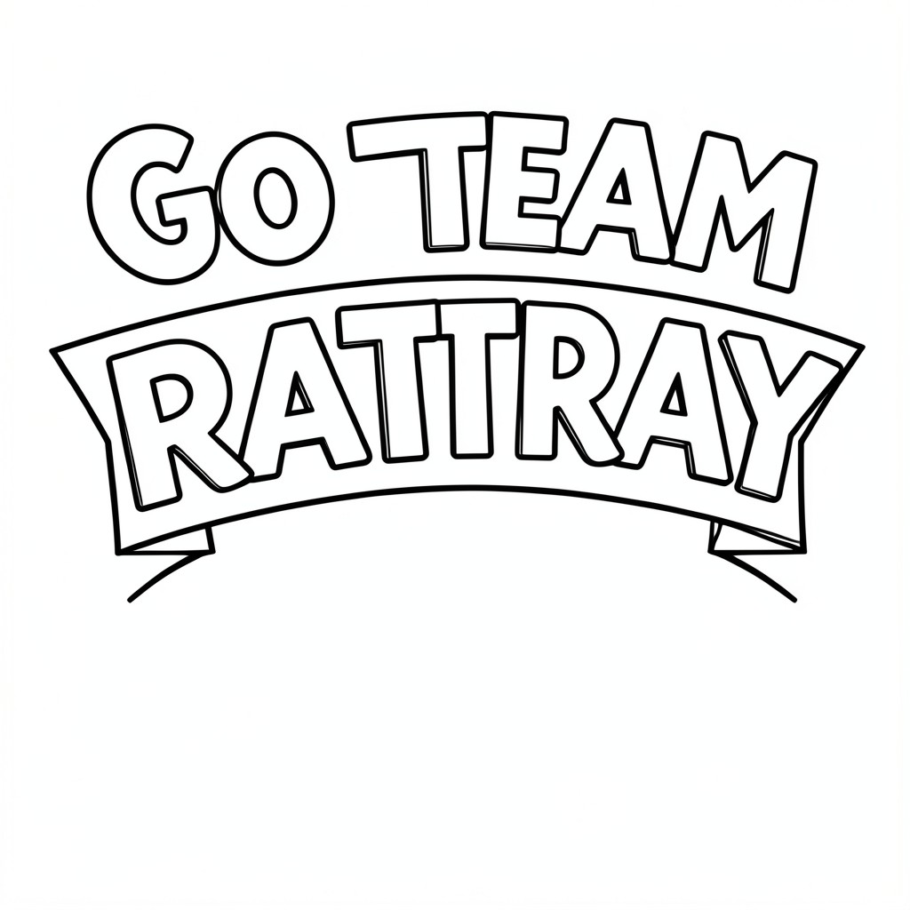 Go team Rattray - sports banner