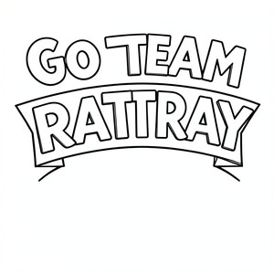 Go team Rattray - sports banner