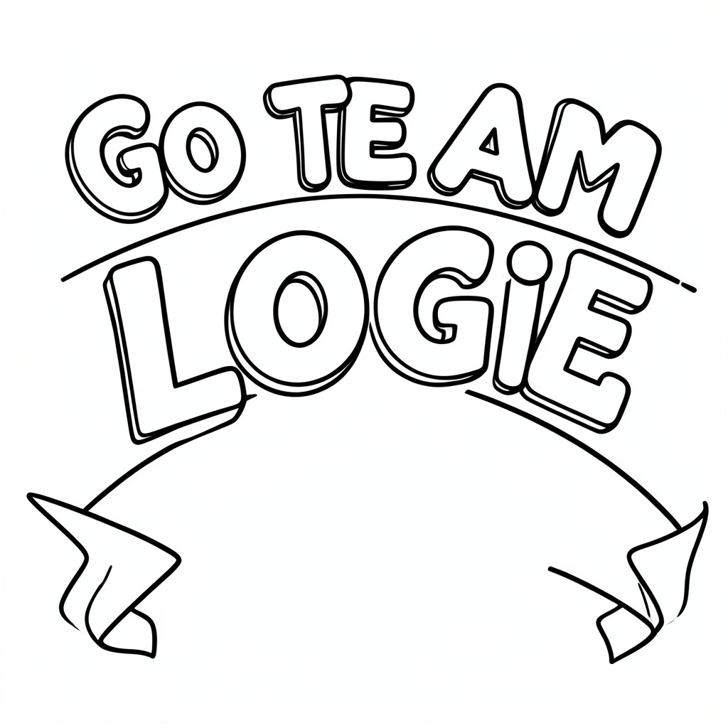 Go team Logie - Sports banner
