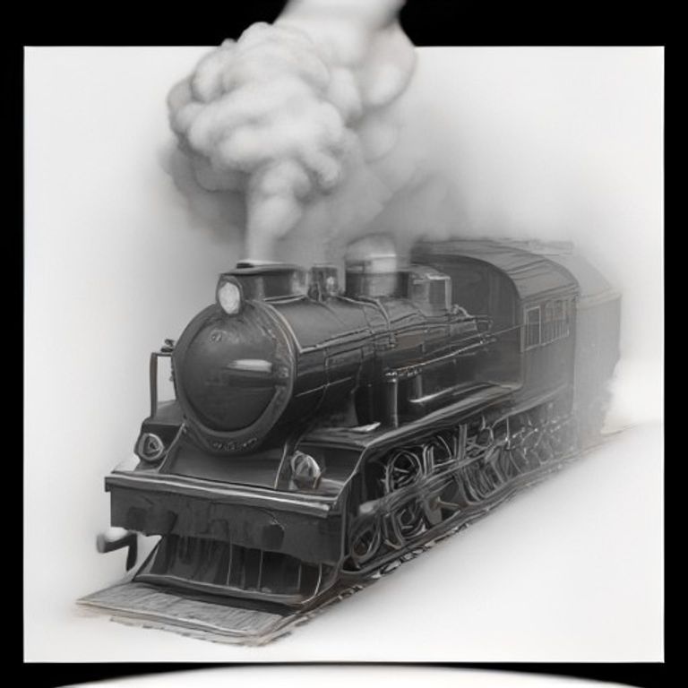 A Chance rides train.