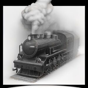 A Chance rides train.