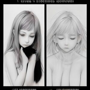 depressed scared adult female crying 



