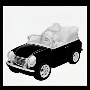 Little Car
A cute simple cartoon family car driving on a smooth road, with two clouds and a small tree in the background.
