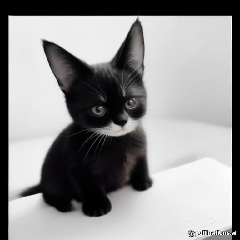 Cat Eats Breakfast

A cute little kitten sitting at a small kitchen table eating breakfast, with a bowl of cereal, milk, toast and a glass of juice, cozy kitchen in the background, children's coloring book page, bold black outlines, easy-to-color shapes, no shading, no colors, white background.