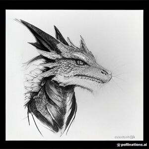 A profile view of a friendly dragon, holding a sign with "Lenaaa" written in white bubble letters, in profile, in a underwater coral reef kingdom, surrealist style