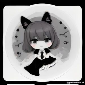 Cute chibi style Halloween theme 
