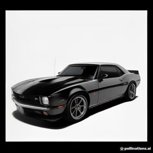 67 Camaro. From back, little bit turned to right. No brandings or what ever else. Just car that’s known by its body. 