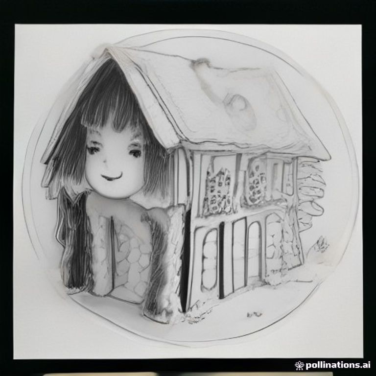 Children's coloring page, cute beautiful house villa, black and white line art, thick clean outlines, simple shapes, white background, no colors, no shading, portrait A4 format, large areas to color, suitable for children, unique house design, printable coloring book page