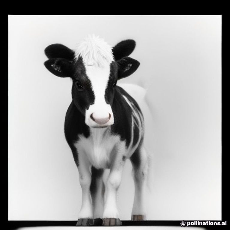 A large cute baby cow standing happily on a peaceful farm, with a small simple barn, a few flowers and grass around it. The cow is the main subject and fills most of the page. Adorable friendly face, simple cartoon style, large simple shapes, very easy for children ages 3–8 to color. Thick bold smooth black outlines, clean line art, large open coloring areas, minimal details, pure white background, black and white only, no color, no gray, no shading, no gradients, no tiny details, no text, no watermark. Professional printable children's coloring book page, portrait US Letter 8.5 x 11 inches, high resolution, centered composition, generous margins.