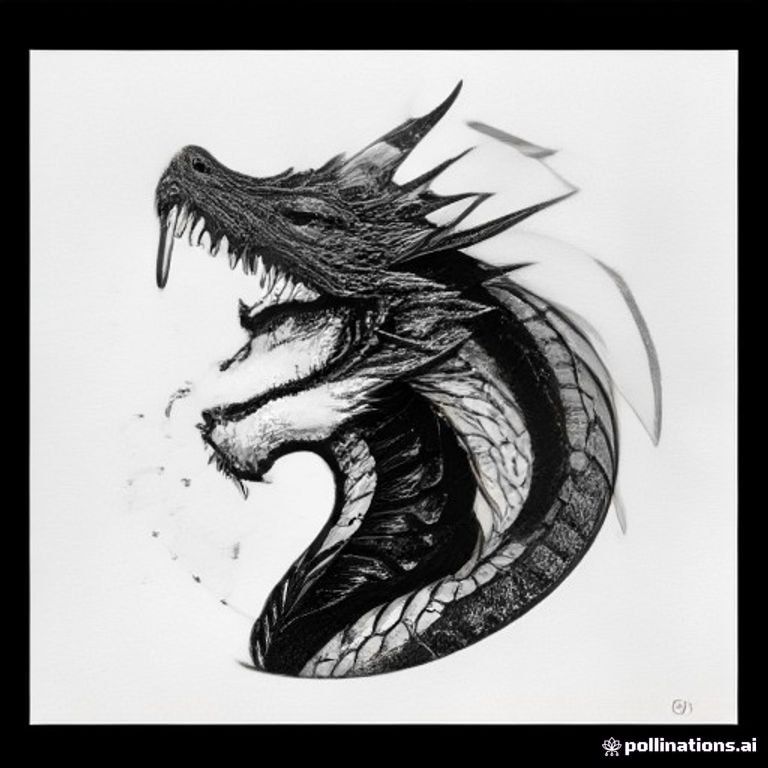 A profile view of a friendly dragon, holding a sign with "ColorMe" written in white bubble letters, in profile, in a underwater coral reef kingdom, surrealist style