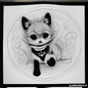 A delightful children's coloring book page featuring an adorable tiny fantasy creature having a fun adventure in a magical miniature world. Create an imaginative, joyful scene that makes children want to explore and color every corner. The character should be extremely cute, with a rounded expressive face, oversized sparkling eyes, tiny paws, and charming playful proportions. Surround the character with a richly imaginative environment filled with cute little objects, secret details, tiny furniture, stars, clouds, plants, toys, food, decorations and whimsical surprises.

Style: premium modern children's coloring book illustration, cute cozy whimsical aesthetic, playful and magical, highly appealing to children ages 5–9, charming hand-drawn line art, thick smooth black outlines, clean consistent line weight, rounded shapes, simple recognizable objects, moderately detailed but with plenty of large areas to color, professional commercial coloring-book quality.

Pure white background, black line art only, no color, no grayscale, no shading, no gradients, no solid black areas. Composition should be clean and easy to color, with the main character clearly visible and secondary objects arranged around it. Full-page illustration, portrait orientation, printable coloring page, crisp high-resolution linework.

Do not imitate any existing coloring book, artist, character, franchise, or copyrighted artwork. Create an original visual identity. No text, no letters, no numbers, no watermark, no logo.

with a front page colored as cover 
i need a small book with 20 pages 
