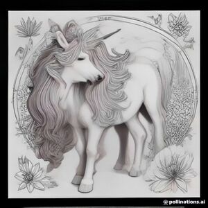 Unicorn in a Magical Garden

A playful unicorn exploring a magical garden filled with oversized flowers, butterflies, mushrooms, vines, and sparkling stars
