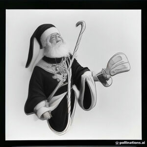 Create a cute St. Nicholas coloring page for kids. Black-and-white line drawing, large simple shapes, clear outlines, white background, no shading, A4 portrait orientation.
