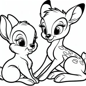 Bambi Faline và Thumper
