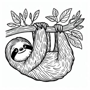 Một cái rãnh treo trên cành cây có lá