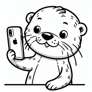Hoạt hình Rái cá Selfie 1