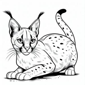 Mèo hoang sa mạc Caracal 4