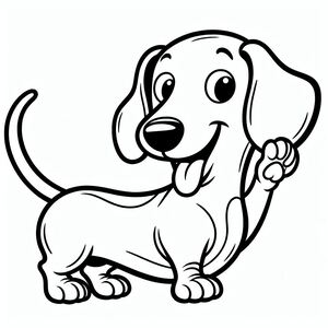Funny Dachshund 2